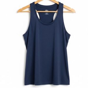 Athletic Works NWT Stretchy Navy Blue Women's Tank Top Active Wear
